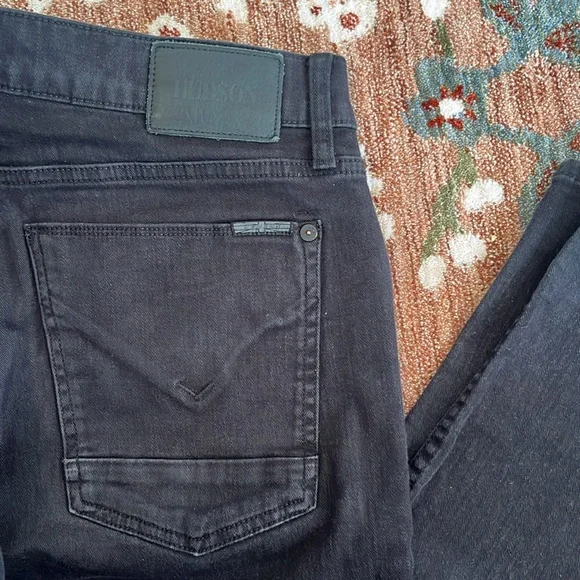 Men’s Black Hudson Jeans - Picture 3 of 5